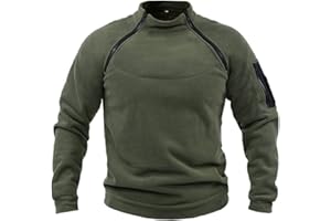 GOLDP Tactical Combat Fleece Pullover Jacket Men Military Athletic Sport Jumper Tops Army Windproof Sweaters