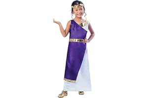 amscan Child Girls Roman Girl Toga Book Week Fancy Dress Costume