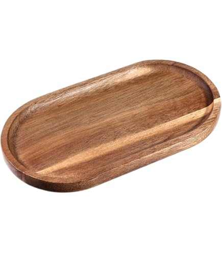 Set Di 2 Vassoi Da Colazione In Legno Vassoio Decorativo Design Vintage Marrone Invecchiato 040002973 54597541