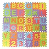 Kungfu Mall 36pcs EVA Baby Kriechende Matte Schaum Pad Alphabet Zahl Puzzle Kind Crawl Spielen Mat Puzzle Matte - 5