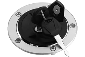 X AUTOHAUX 1 Set Motorcycle Gas Tank Cover Fuel Tank Cap with Keys for Kawasaki