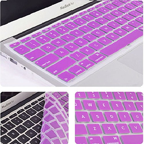 Se7enline, gummiert, matt, mit Soft-Touch-Schutzschale für Macbook, mit weicher Tragetasche und Silikon-Tastaturschutz, durchsichtiger LCD-Bildschirmschutz) und Staubschutz - 6