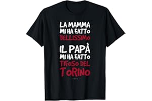 LUMOMIX Magliette Uomo Manica Corta Calcio Regalo Tifoso Del Torino Maglietta