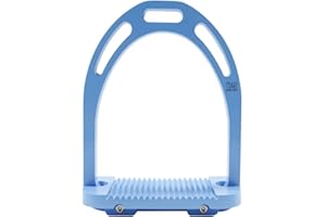 AK RIDING SPORTS LTD AK Aluminium-Steigbügel mit beschichteten Farben (11,9 cm, hellblau)
