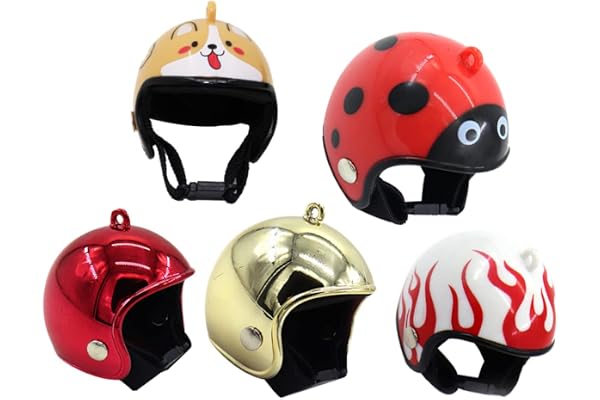 Sosoport 5pièces Casque De Sécurité pour Animaux De Compagnie Casques Légers Et Durables pour Petits Oiseaux Poules Canards Et Volailles Protection Pratique Et Design Créatif