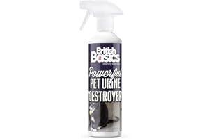 BritishBasics Pet Urine Destroyer | Enzyme Based Odour Eliminator/Smell Remover 500ml Clear