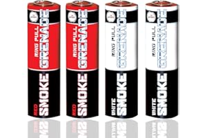 EXCLUSIVE ONLINE RING PULL SMOKE GRENADES England Pack of 4 Colors - 2 Red and 2 White