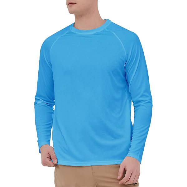 Arcweg Rashguard Uomo Maniche Lunghe – Protezione Solare UPF 50+, Asciugatura Rapida, Elastico E Traspirante, Perfetto Per Surf E Nuoto - copertina