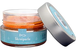 Bottarga Boreale - Skreiperle - Cod Roe Caviar Pearls – 100 Grams - Made from The Finest Norwegian Cod Roe – Kosher