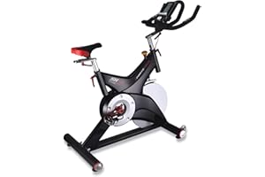 Sportstech Bicicleta Estática Premium: 25KG Volante, APP Multiplayer, Cinturón Pulsaciones, Ejercicio Casa, Entrenamiento Resistencia, Ciclismo Indoor SX500 para Fitness