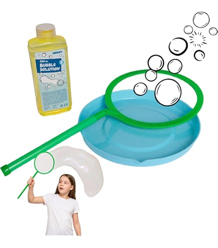 Set De Bâtons Télescopiques Pour Bulles Géantes - Longueur Jusqu'à 140cm, Cordes Coton - Pour Jardin, Plage, Fêtes Enfants - 4