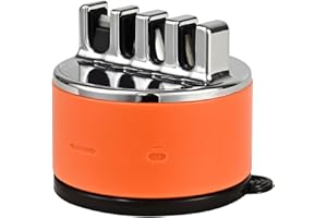 SUNSEATON Affilacoltelli Professionale, 4 in 1 Affila Coltelli da Cucina, per Lame Dritte e Dentellate Riparare e Ripristinare le Lame