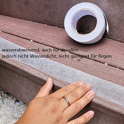 Antirutschband Antirutsch Klebeband PET 5 m x 2,5 cm Transparent für mehr Sicherheit - 6