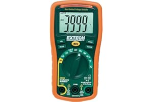 Extech EX330 Mini Multimetro Con Regolazione Automatica Della Portata, Ncv E Temperatura DI Tipo K