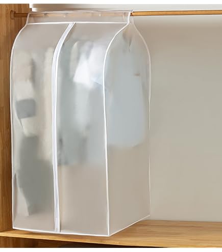 Transparante hoes voor kledingrekken - dubbele ritssluiting lengte 120/150/180cm (150cm Transparante hoes voor kledingrekken - dubbele ritssluiting lengte 120/150/180cm (150cm