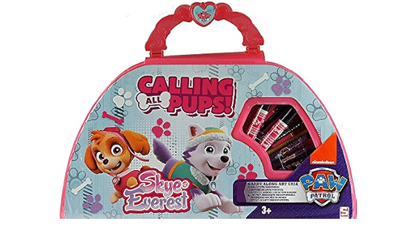 Malette De Dessin Pat Patrouille 49 Pieces Coffret Coloriage Stella Everest Rose Amazon Fr Jardin