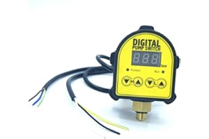 KATSU TOOLS KATSU Automatic Water Pump Pressure Control Switch 220V Adjustable Electronic Intelligent Pressure Controller, for Water Booster Pump, Air Pump, Water Oil Compressor 151025