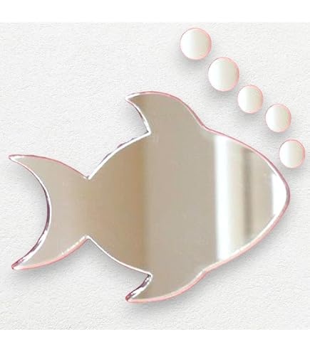 Super Cool Creations Specchio Cartello Cambio Baby, 12x12 Cm, Infrangibile