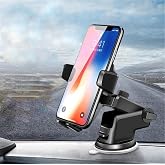HOJI Universal Silicone Sucker Long Neck Car Mobile Phone Holder Mount Stand Ultimate Reusable Suction Cup with 360 Degree Ro