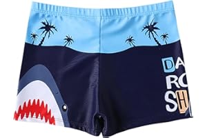 NautySaurs Jungen Badehose 2-11 Jahre Baby Jungen Bademode Kinder Badeshorts mit Cartoon Dinosaurier