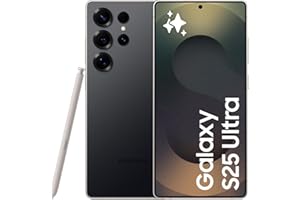 Samsung Galaxy S25 Ultra 512GB Teléfono Móvil con IA, Galaxy AI, 12GB RAM, Cámara 200MP, Dual SIM, IP68, Garantía del Fabricante 3 Años + 1 Año Extra, Titanio Negro (Versión Española)