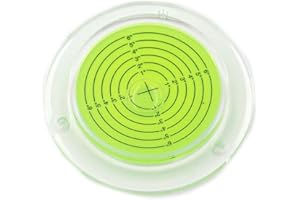 Preamer Bullseye 100mm Round Spirit Level - Green