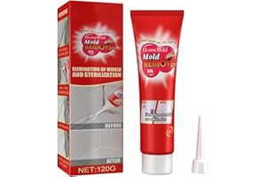 AIZHENQIAN UK Mould Magic Extreme Gel - Powerful Mold Remover for Bathroom, Kitchen, and Household - Quick Cleaning Solution for Wall Tiles, Grout, and Sink 120g*1PCS