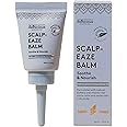 Delhicious Dry Itchy Scalp Treatment Moisturiser Balm - Amla Hair Oil, Shea Butter & Mango Butter - Scalp-Eaze - Psoriasis Scalp Treatment, Dry Scalp Serum - SLS Free, Natural, Vegan, Ayurveda - 65ml