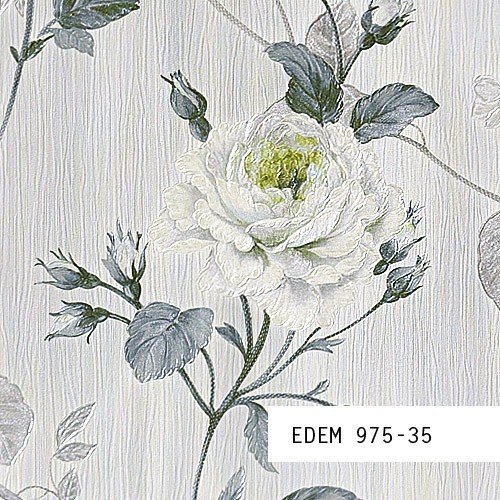 Tapeten MUSTER EDEM 975-Serie | Vliestapete Rosen vintage Barock Blumen, 975-XX:S-975-34 - 3