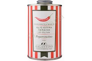 Olio EVO Pugliese 99% Aromatizzato al Peperoncino | Condimento Artigianale Italiano | Gusto Fresco e Naturale | Lattina da 250ml - 13 di Ilaria