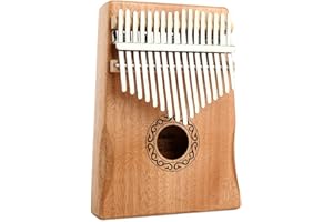 Hearda Kalimba 17 Schlüssel Daumen Klavier, Kalimba Instrument für Anfänger Kinder mit Stimmhammer, Daumenklavier Fingerklavier Entry Level Kalimba Musik Geschenk (klassisch)