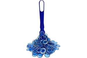 Fokroin Kit de Bingo Magnétique, 1 Bâton Magnétique + 100 Jetons Loto, Jetons Magnétiques avec Stick, Jeu De Loterie, Jeux de Société, Jeu Éducatif pour Enfants et Accessoire Pratique de Stockage