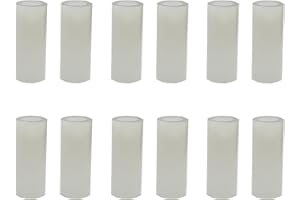 UNIVERSAL HARDWARE M6 x 25mm White Nylon SPACERS Plastic Standoff Washers Outside Diameter 10mm (Pack of 12)