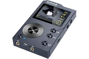 Surfans F20 HiFi MP3 Player with Bluetooth, Lossless DSD High Resolution Digital Audio Music Player, High-Res Portable Audio Player with 64GB Memory Card, Support up to 512GB