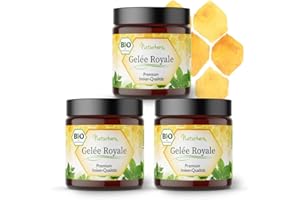 ‎NATURHERZ Naturherz Bio Gelee Royal | 100% frisches Gelee in Premium Markenqualität (3 x 100 g)
