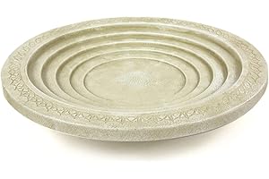 Wildlife World Nature Oasis kleine Vogeltränke – Nachhaltiges Outdoor-Design für Vögel, Bienen, Schmetterlinge & kleine Säugetiere (Grün/Grau)