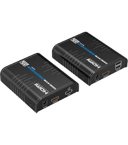 Estender KVM HDMI 4K60 E USB Su Cat.6 Fino A 70 M Con PoC E Uscita Loop HDMI