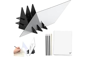 DERJDISF Tablero de Dibujo - Proyector de Dibujo Óptico con Panel de Copia Ligero, Kit de Dibujo con Lápiz - Ideal para Niños, Estudiantes y Artistas
