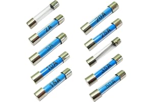 All Trade Direct 50 X Mixed Amp Glass Fuses 30Mm Car Auto Classic Fuse