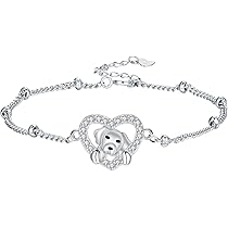 Bracciale con amuleti Regalo portafortuna Donna Ragazza Ciondoli