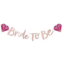 Striscione 'Bride To Be' In Oro Rosa - Decorazione Per Addio Al Nubilato, Feste Sposa - Foto 2