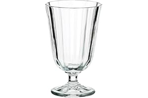 LIBBEY Côté Table 12028 Ana Cotes Verre à Eau avec Pied Argent 25 cl 8 x 8 x 13 cm - Lot De 6