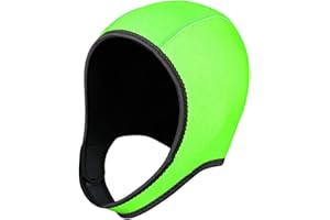 Aymzbd Surfing Hooded Diving Cap 3mm Neoprene Thermal Swimming Cap for Canoeing