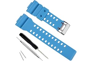 My Time OliBoPo Natural Resin Replacement Watch Band Strap for Casio Mens G-Shock GD120/GA-100/GA-110/GA-100C