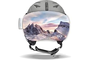 Soggle Vizor Visor Protection for Visor Helmets (Ski Helmets), Colour: Vizor Norway