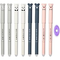 Penne Gel Cancellabili A Forma Animale - 8 Penne + 30 Ricariche, 0.35 Mm, Kawaii Per Bambini - Foto 13