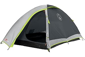 Coleman Tent Darwin 2-4 Person | Compact Lightweight Dome Tent | Models with Darkened Bedroom | Camping, Festival and Hiking Tent | 4500mm Waterproof | with Sewn-in Groundsheet