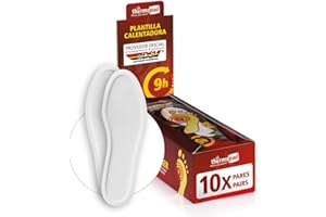 THERMOPAD Foot Warmers – The Original: 10 Pairs of Heat Pads (Available in 5 Sizes) – Heated Insoles for 9 Hours of Warmth I Extra Warm Heating Pads for Shoes & ski Boots
