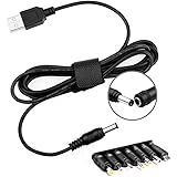 TAIFU Universal Cavo Adattatore di alimentazione da USB DC 5V 9V 12V 17V 5.5*2.1mm per Seagate Router Fax Monitor LCD TFT 7 C