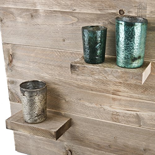 Wandboard Deko Bauholz natur Design (60x100x14cm) - 5